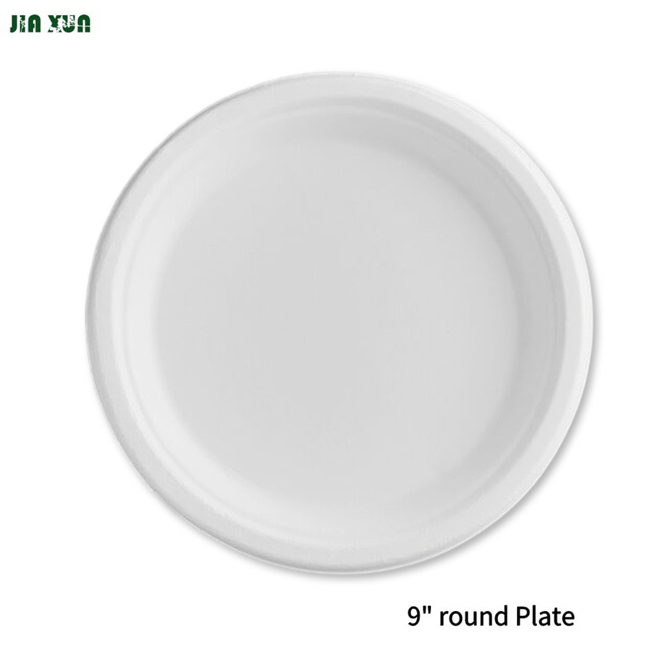 Compostable Sugarcane Plates