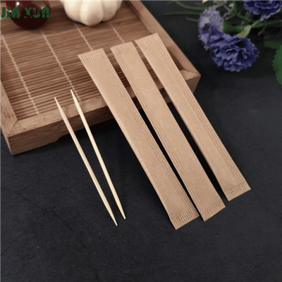 Toothpicks tal-bambu b'ponta doppja